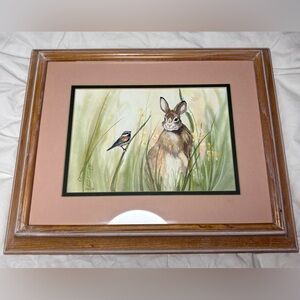 Framed “Summer Friends by Navorska” by Susan Denton - signed and numbered
